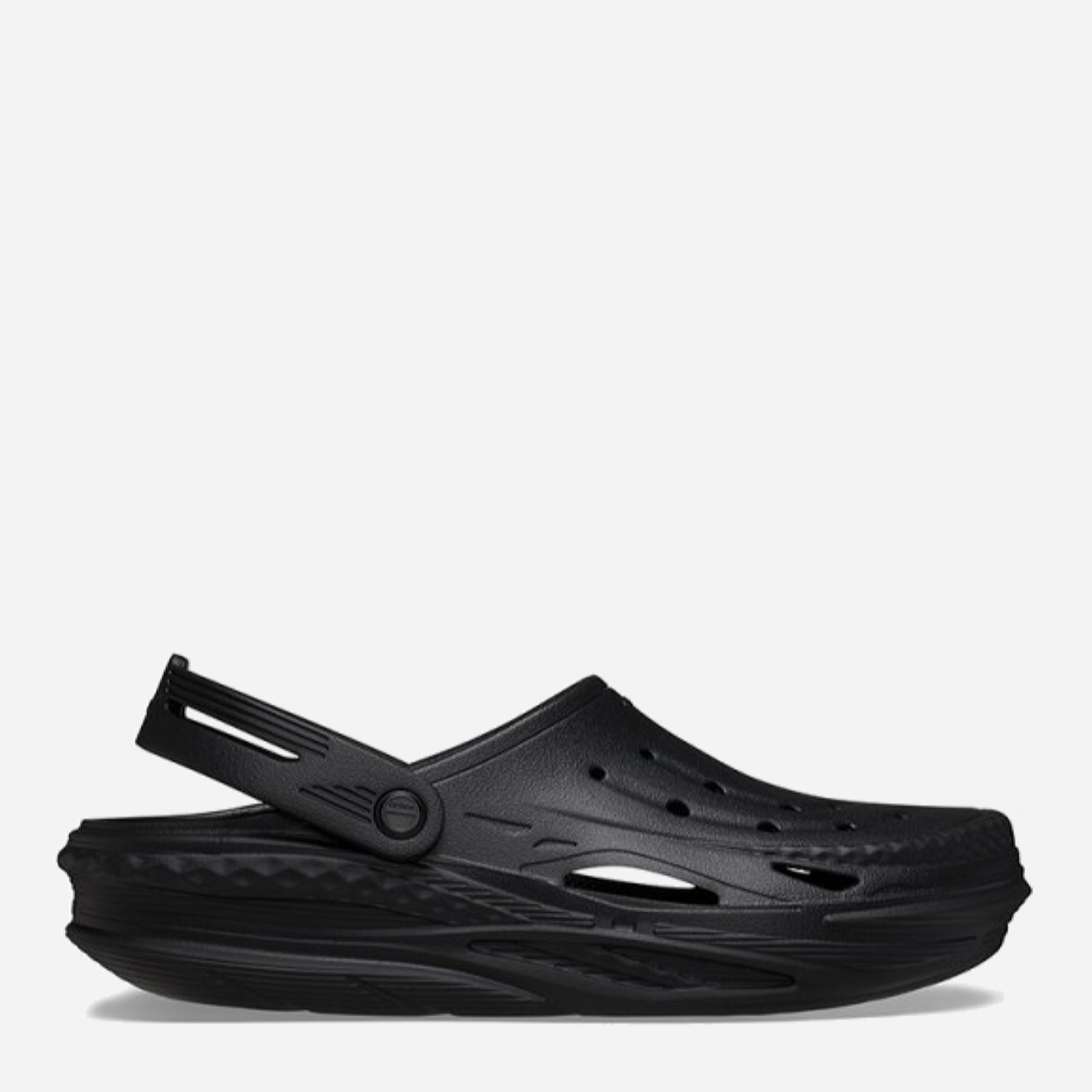 Акція на Жіночі крокси Crocs Off Grid Clog 209501-001 39-40 (M7/W9) 25 см Чорні від Rozetka