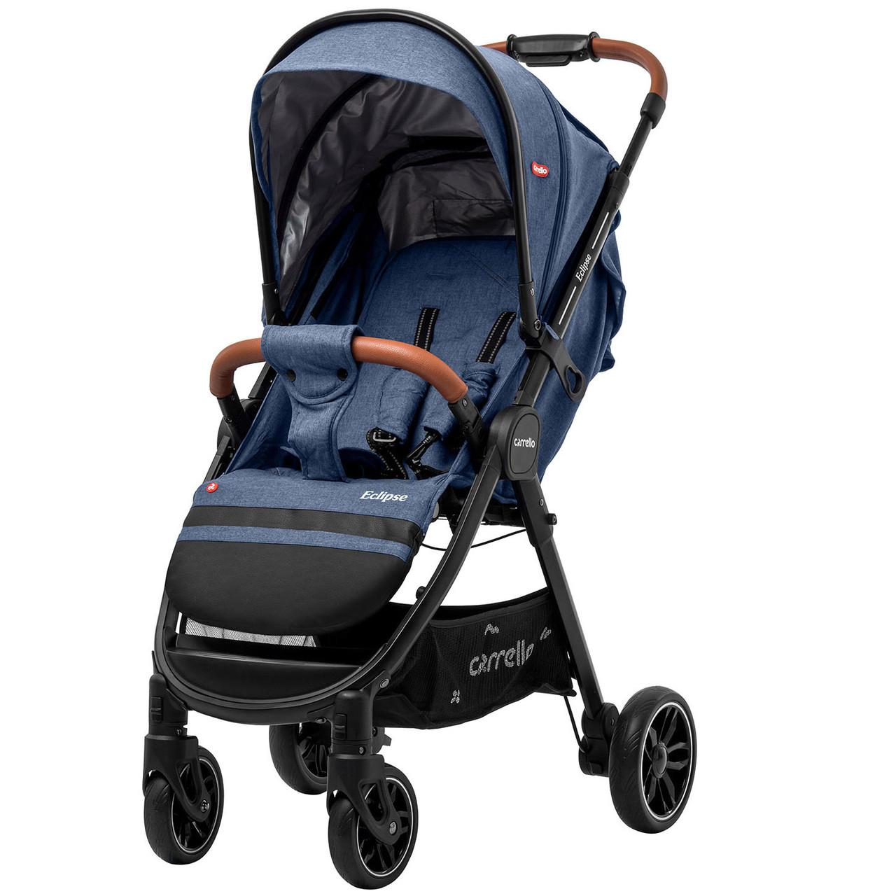 

Коляска прогулочная CARRELLO Eclipse CRL-12001/1 Denim Blue в льне +дождевик