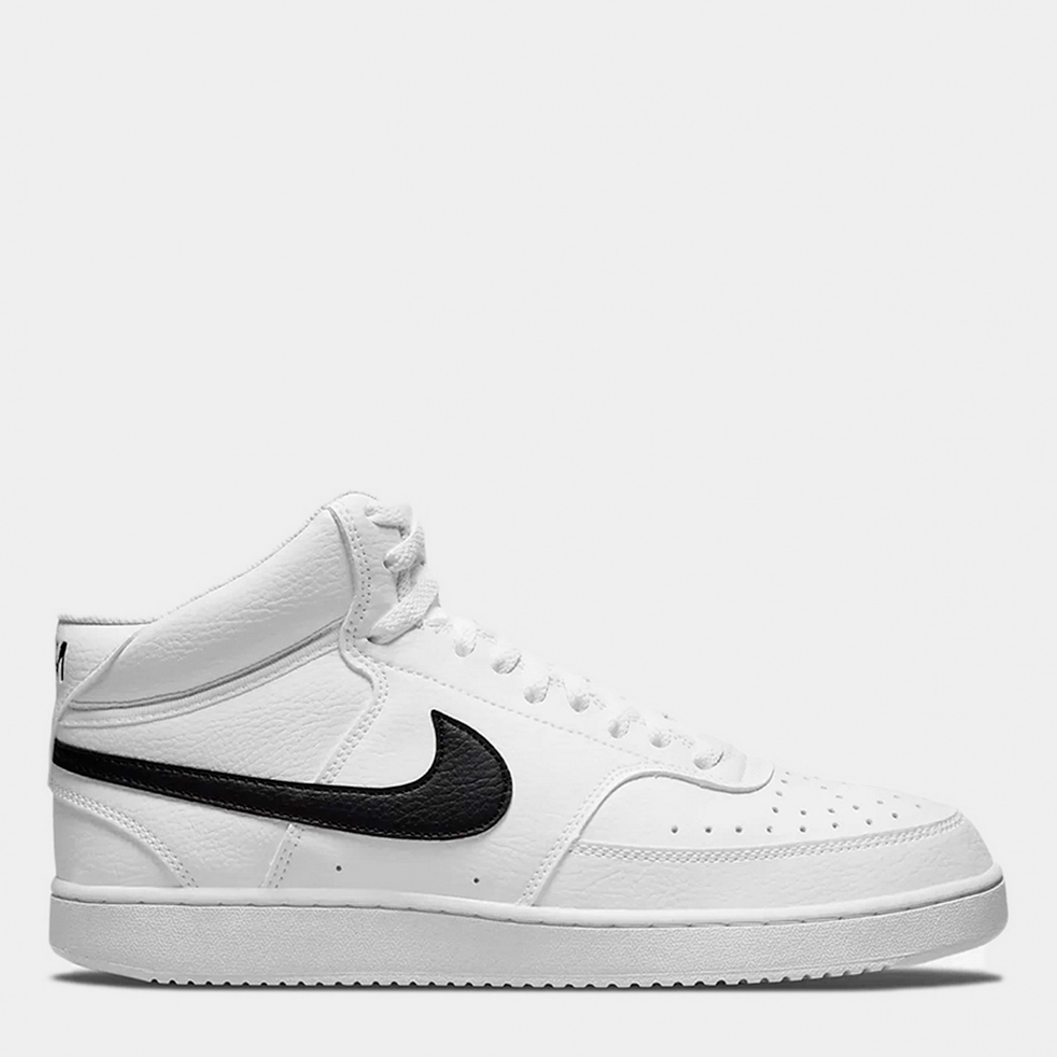 Акція на Чоловічі кеди високі Nike Court Vision Mid Nn DN3577-101 46 (12US) 30 см Білі від Rozetka