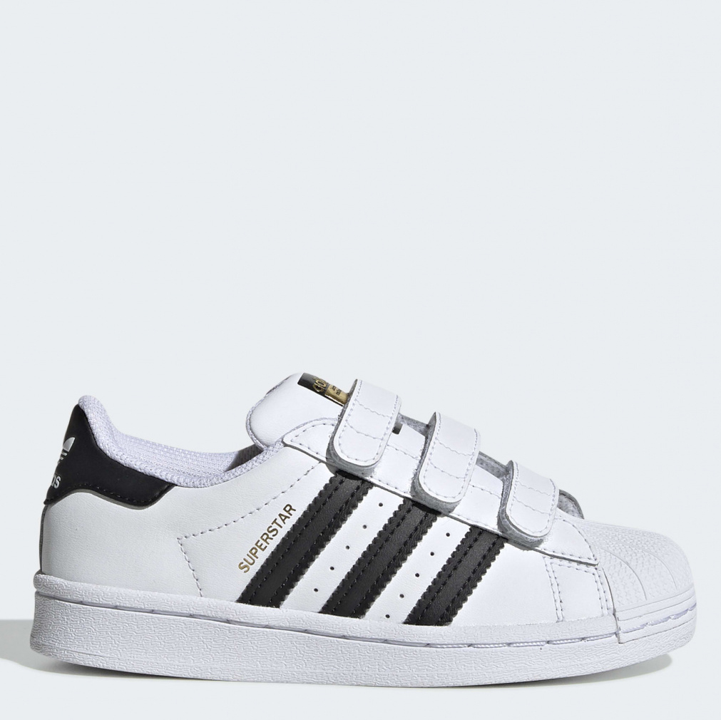 Акція на Дитячі шкіряні кеди для дівчинки Adidas Superstar Cf C EF4838 30 Ftwr White від Rozetka