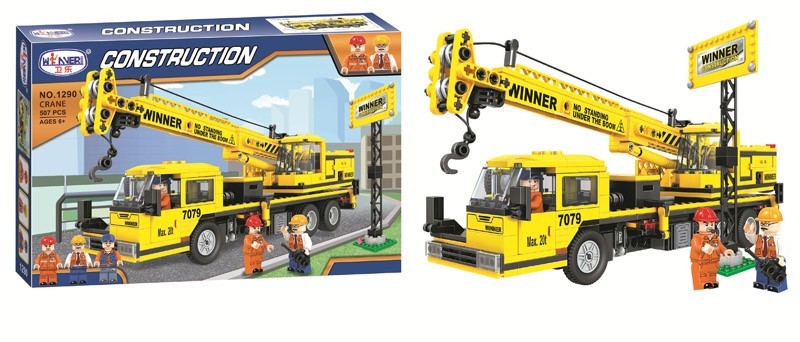 

Конструктор конструктор кран 507 деталей Huada Toys (1290)