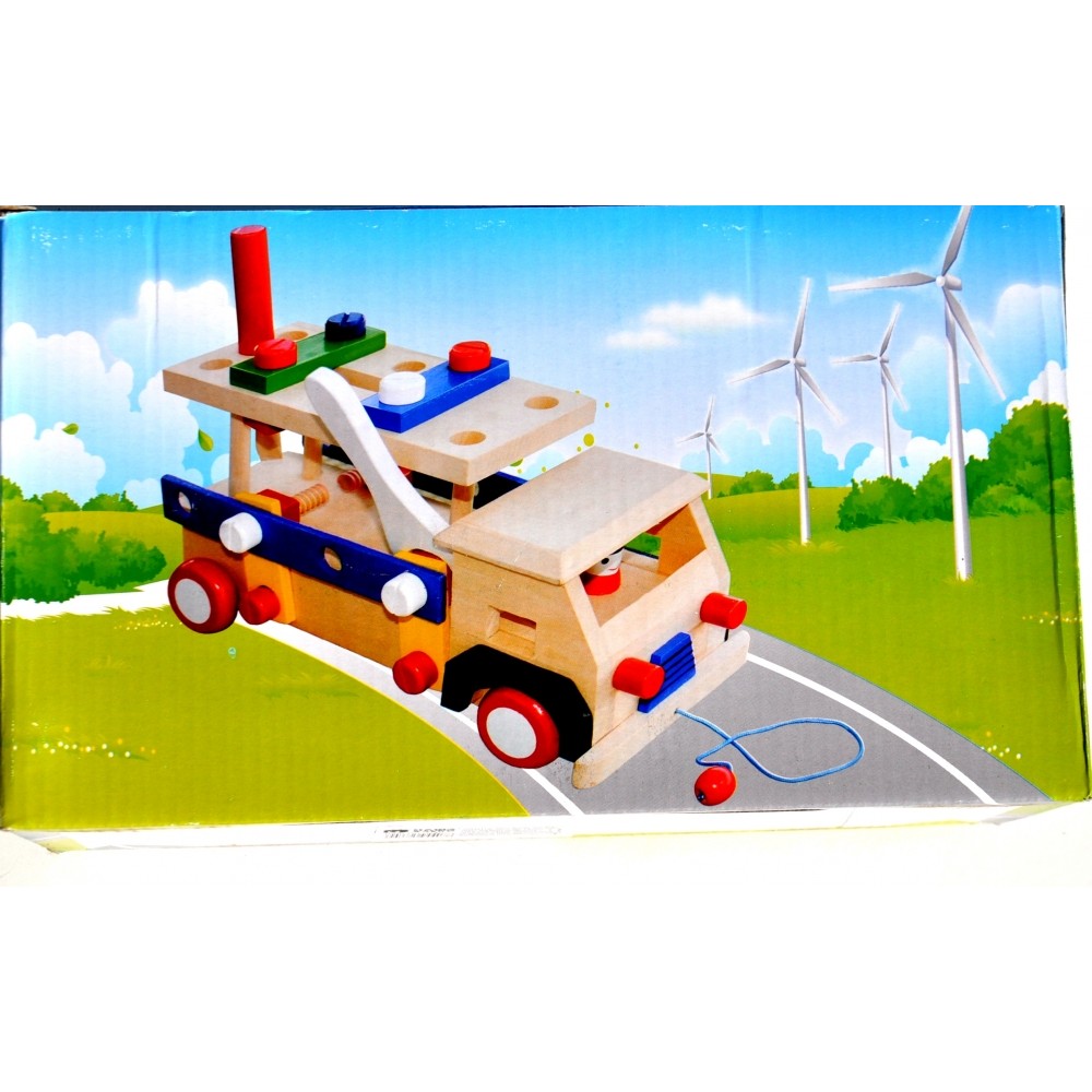 

Деревянный грузовик Huada Toys (C407)