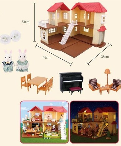 

Дом для маленьких кукол или фигурок Huada Toys (01)