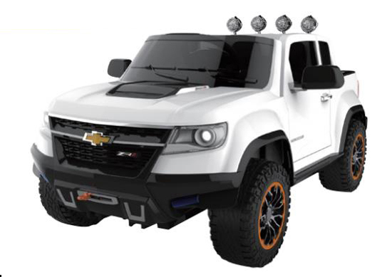 

Шевроле style джип пикап 4*4 белый Huada Toys (BA602B)