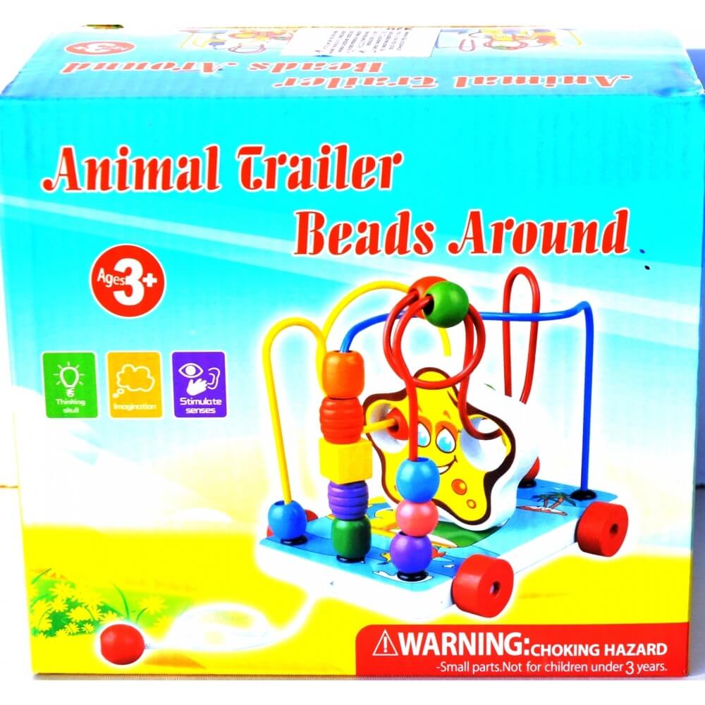 

Деревянный лабиринт каталка звездочка Huada Toys (В407)