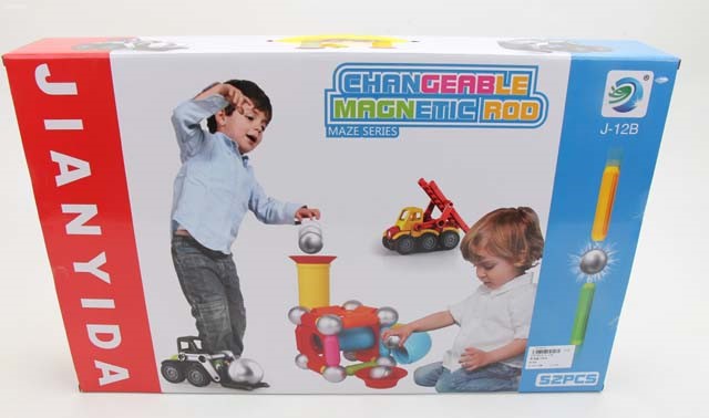 

Конструктор магнитный 52 детали Huada Toys (J-12B)