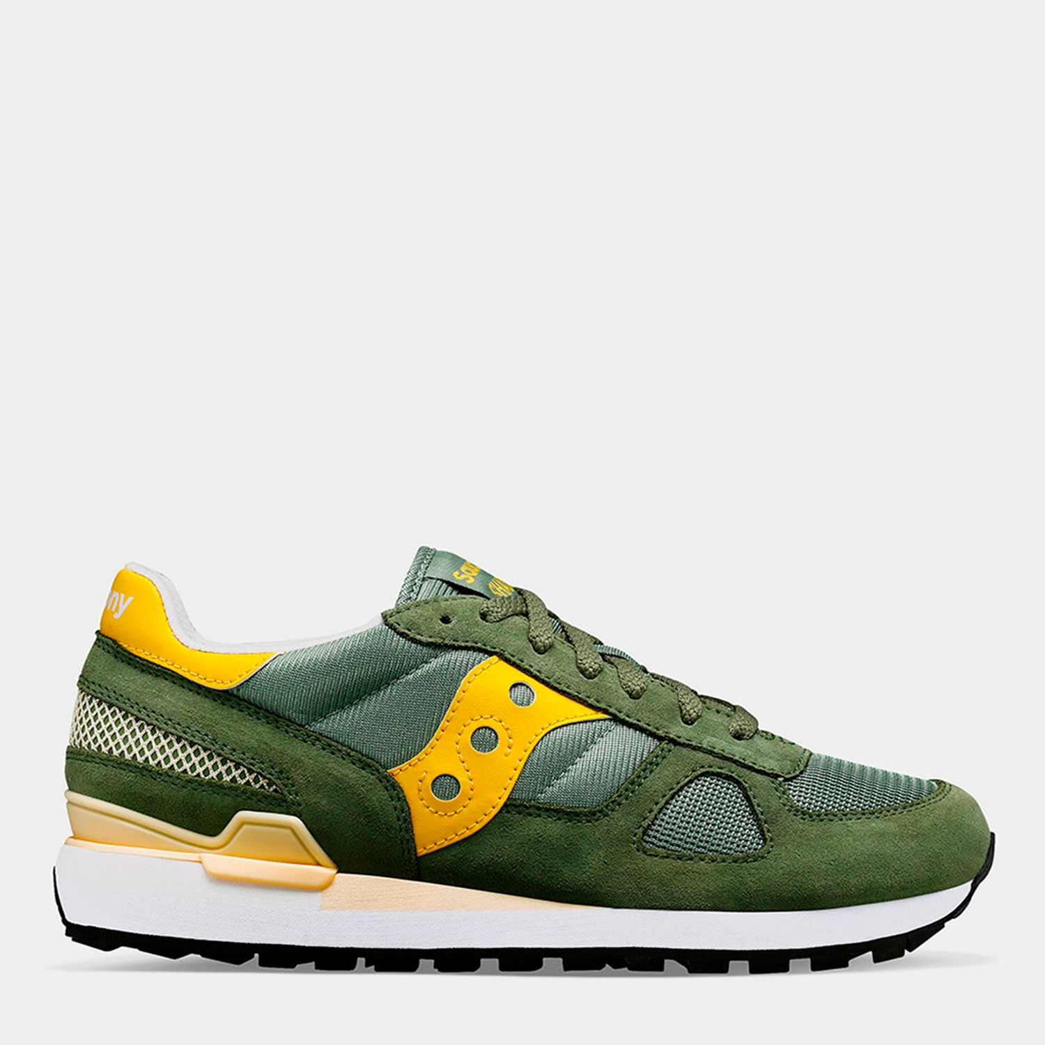 Акція на Чоловічі кросівки Saucony Shadow Original S2108-880 42 (8.5US) 26.5 см Green/Yellow від Rozetka