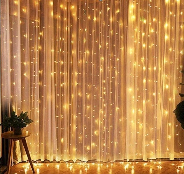 

Гирлянда светодиодная "Водопад" 320 LED (3х1,5) с тепло-белым свечением