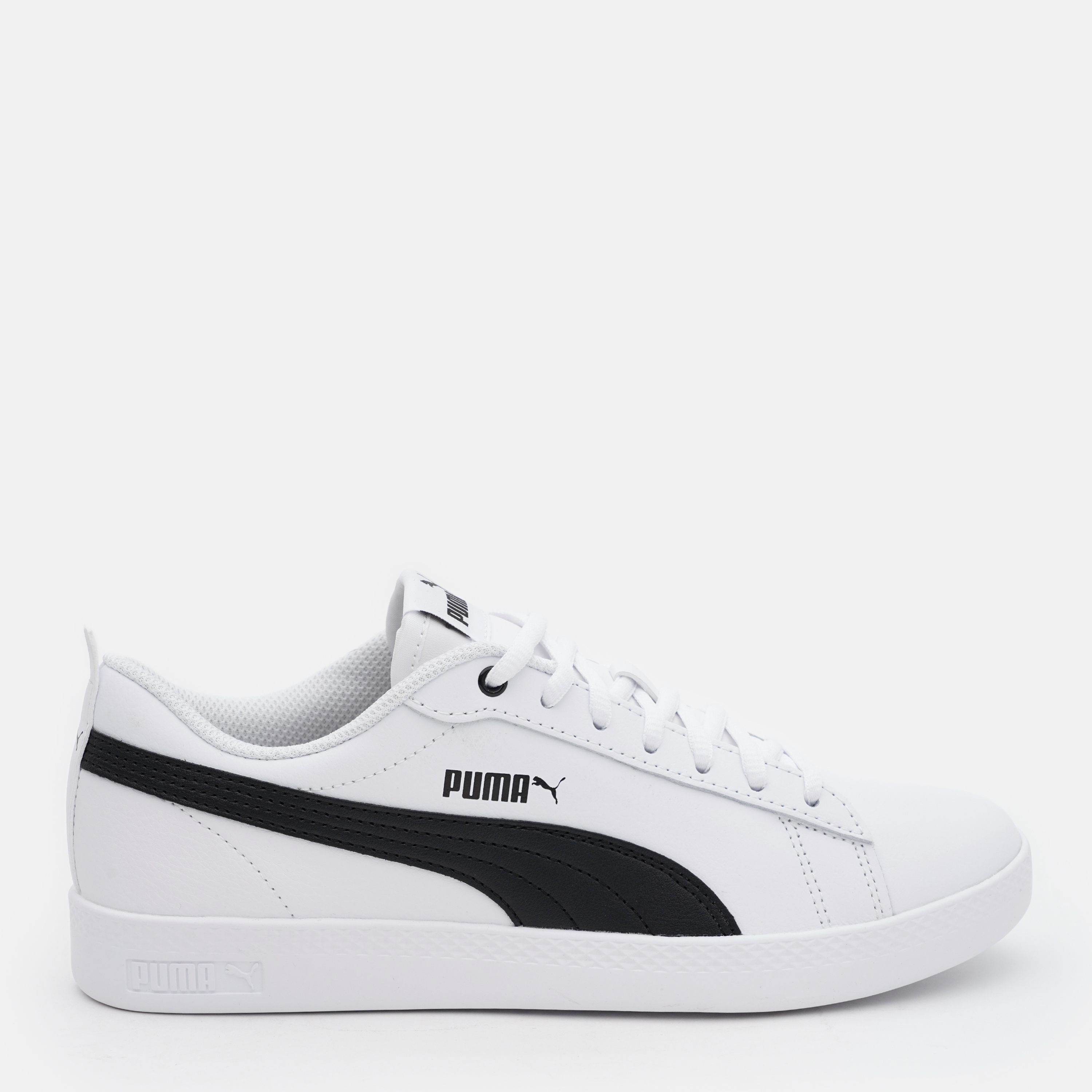 Акція на Жіночі кеди низькі Puma Smash Wns v2 L 36520801 38 (5UK) 24 см Білий/Чорний від Rozetka