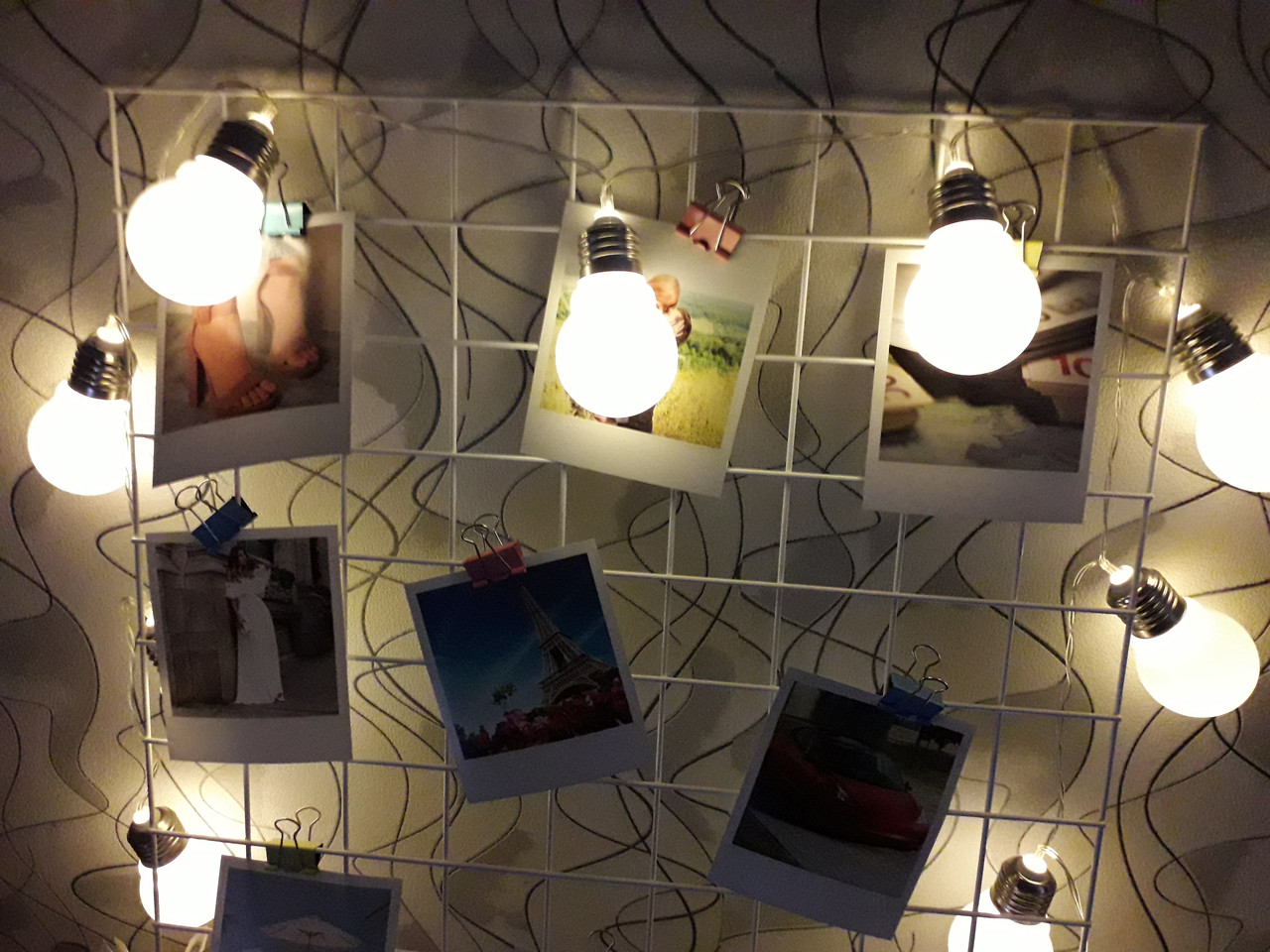 

Мудборд Rey 100х60 см с Led гирляндой