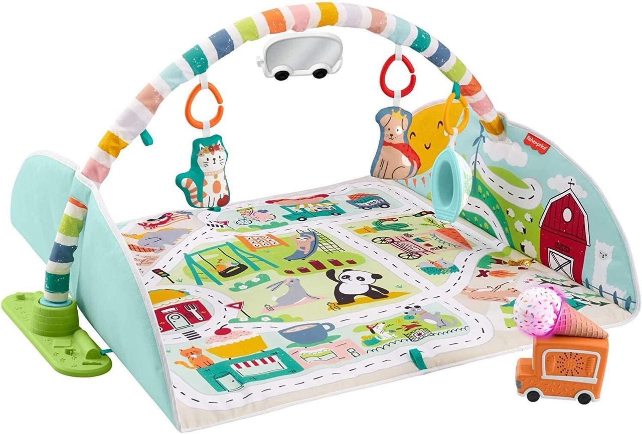 

Детский игровой коврик Фишер-Прайс Fisher-Price Activity City Gym to Jumbo Play Mat