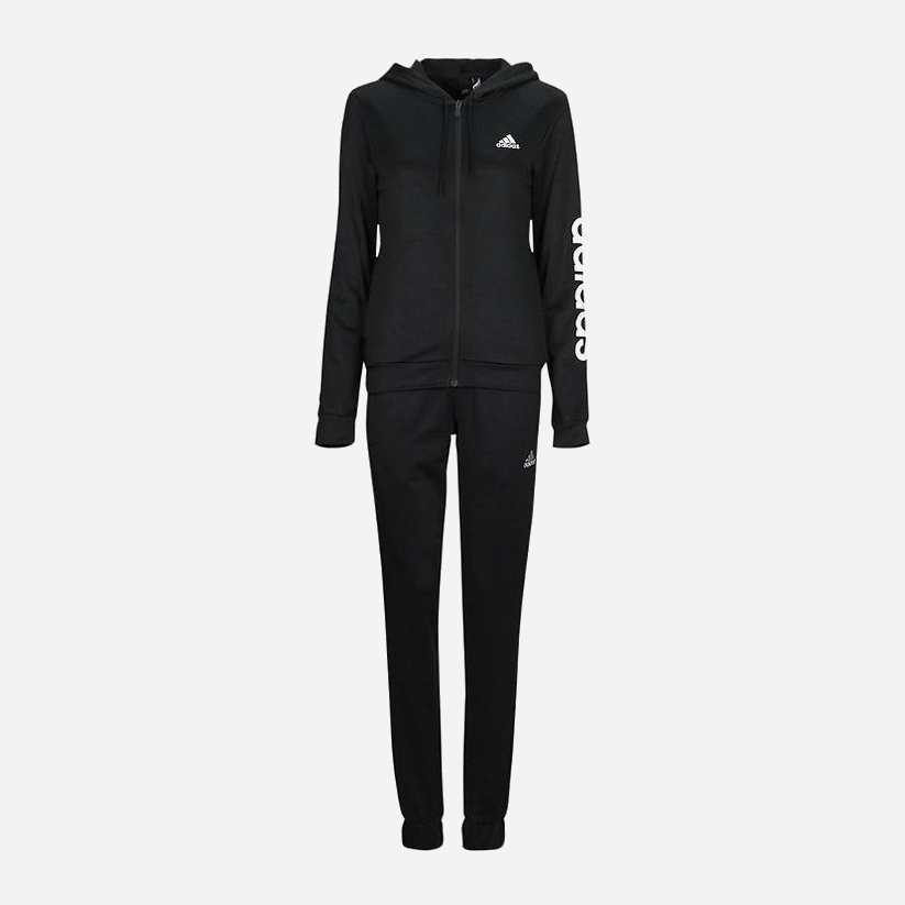 Акція на Спортивний костюм жіночий Adidas W Linear Track Suit HZ2258 XL Чорний від Rozetka