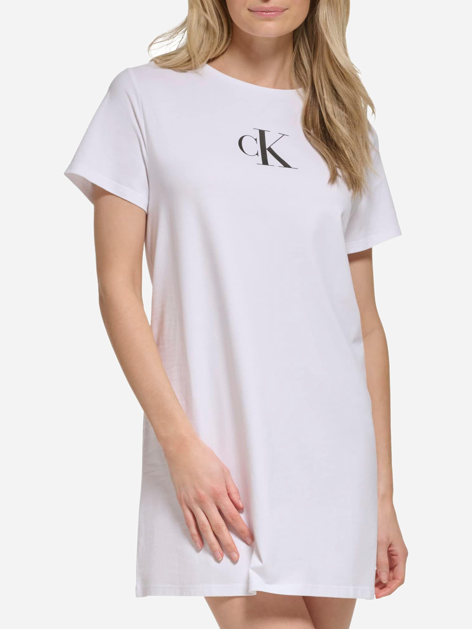 Акція на Домашня сукня Calvin Klein 697110914 L Біла від Rozetka