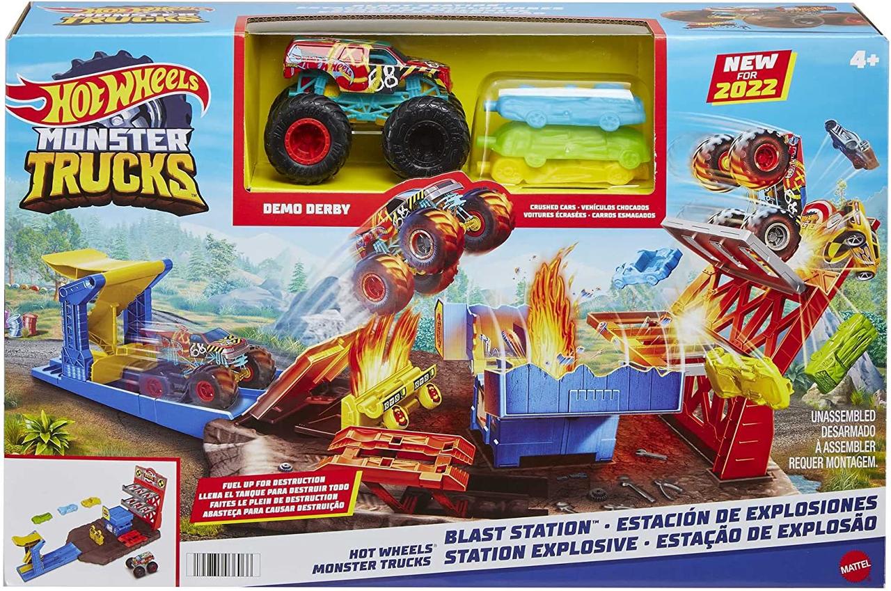 Трек Хот Вилс Монстр трак Приключения на станции Hot Wheels Monster Trucks  HFB12 – фото, отзывы, характеристики в интернет-магазине ROZETKA от  продавца: ToysBabyHit | Купить в Украине: Киеве, Харькове, Днепре, Одессе,  Запорожье,