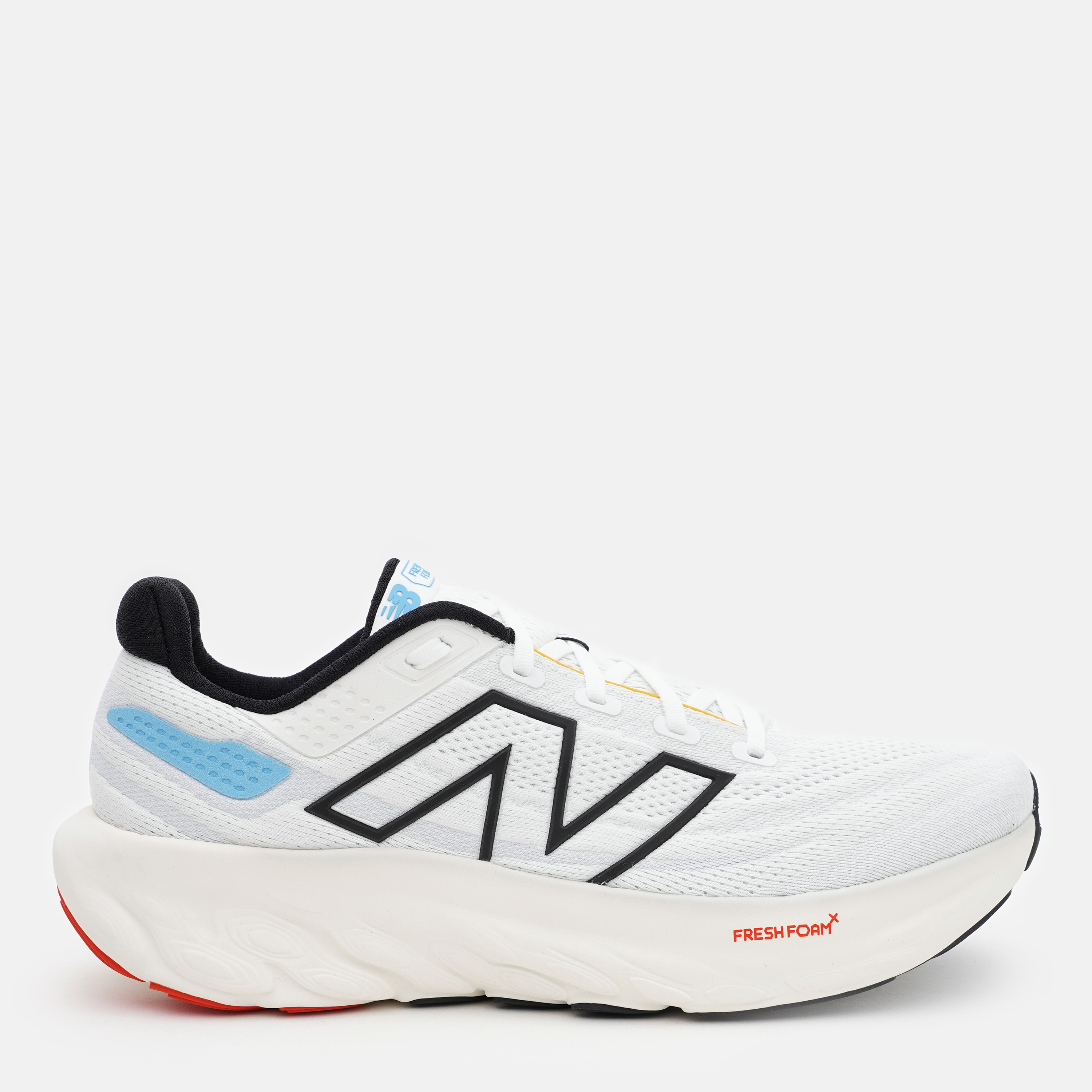 Акція на Чоловічі кросівки для бігу New Balance Fresh Foam X 1080 V13 M108013A 47 (12.5US) 30.5 см Білий/Блакитний від Rozetka