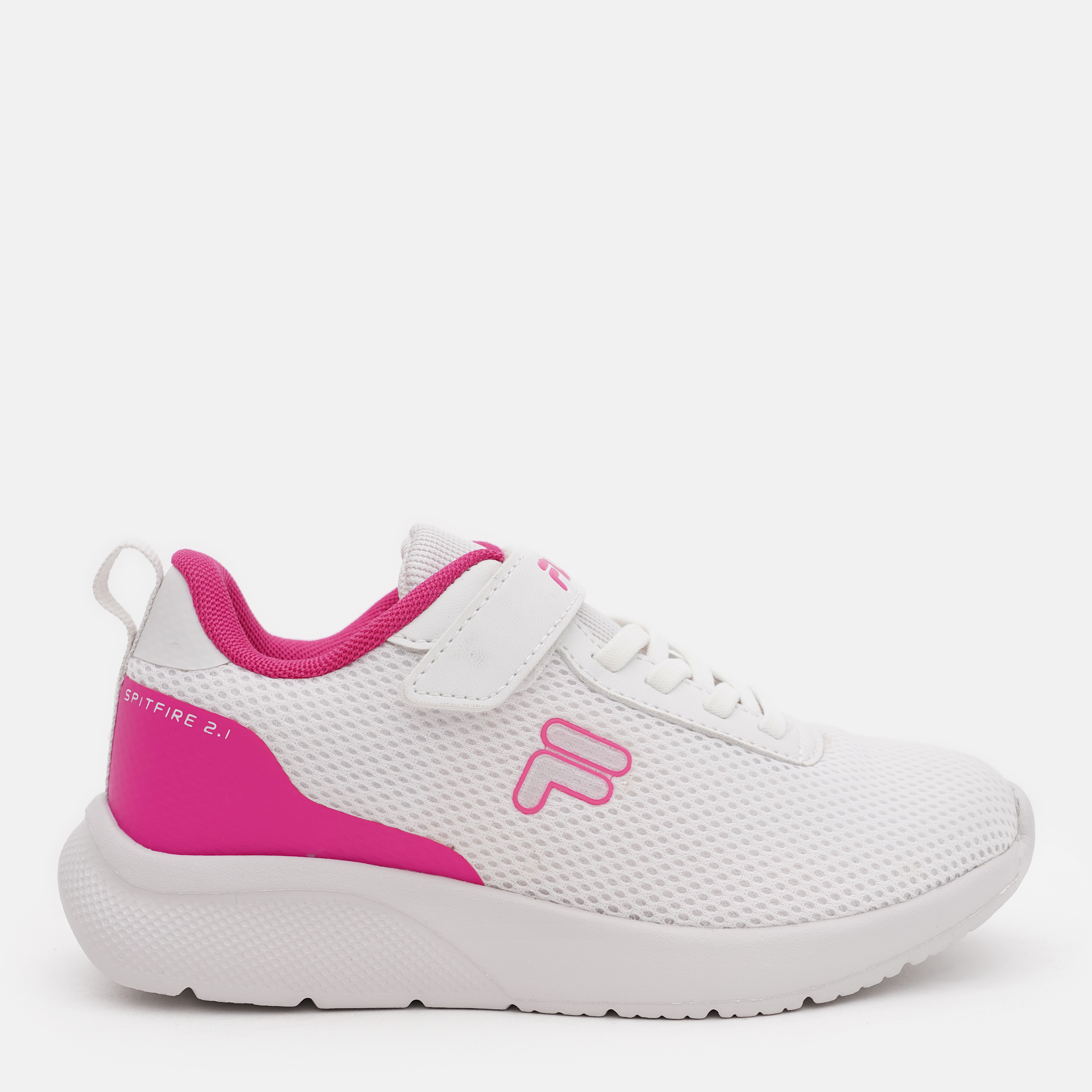Акция на Дитячі кросівки для дівчинки Fila Spitfire V FFK0110-83359 33 Білий/Рожевий от Rozetka