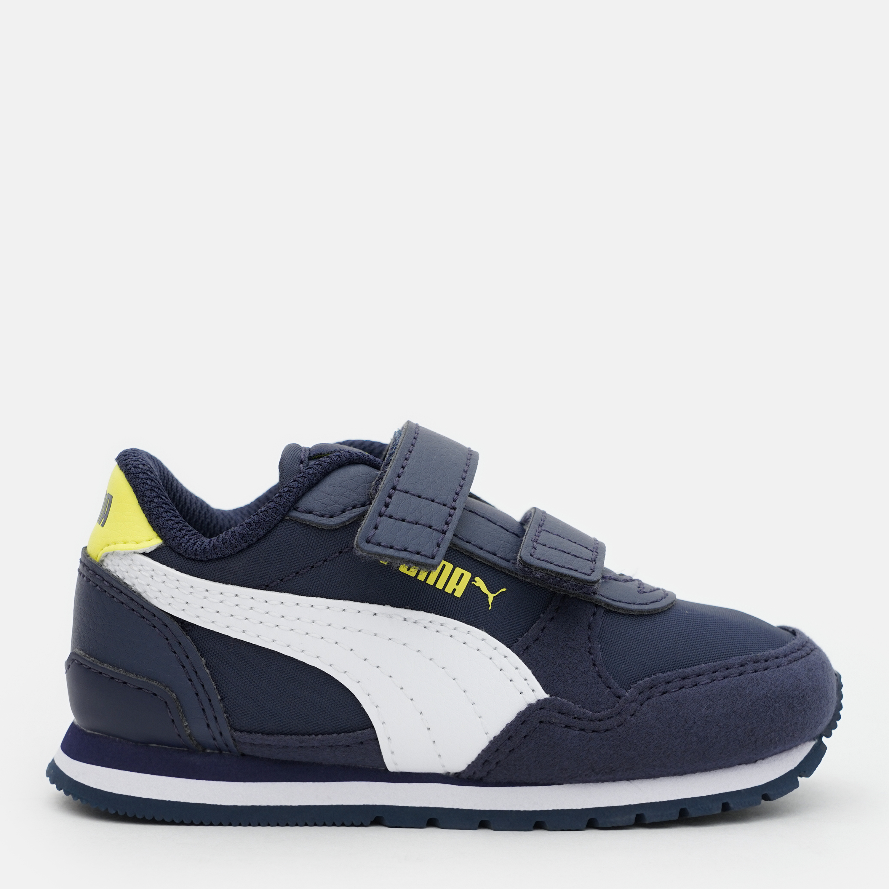 Акція на Дитячі кросівки для хлопчика Puma ST Runner v3 38490302 27 Peacoat-Lemon Sherbert від Rozetka