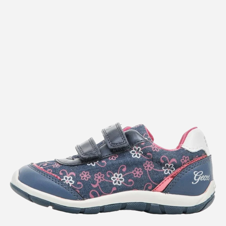 Акція на Дитячі кросівки для дівчинки Geox B8233A0QB54-C4117 24 Темно-синій/Рожевий від Rozetka
