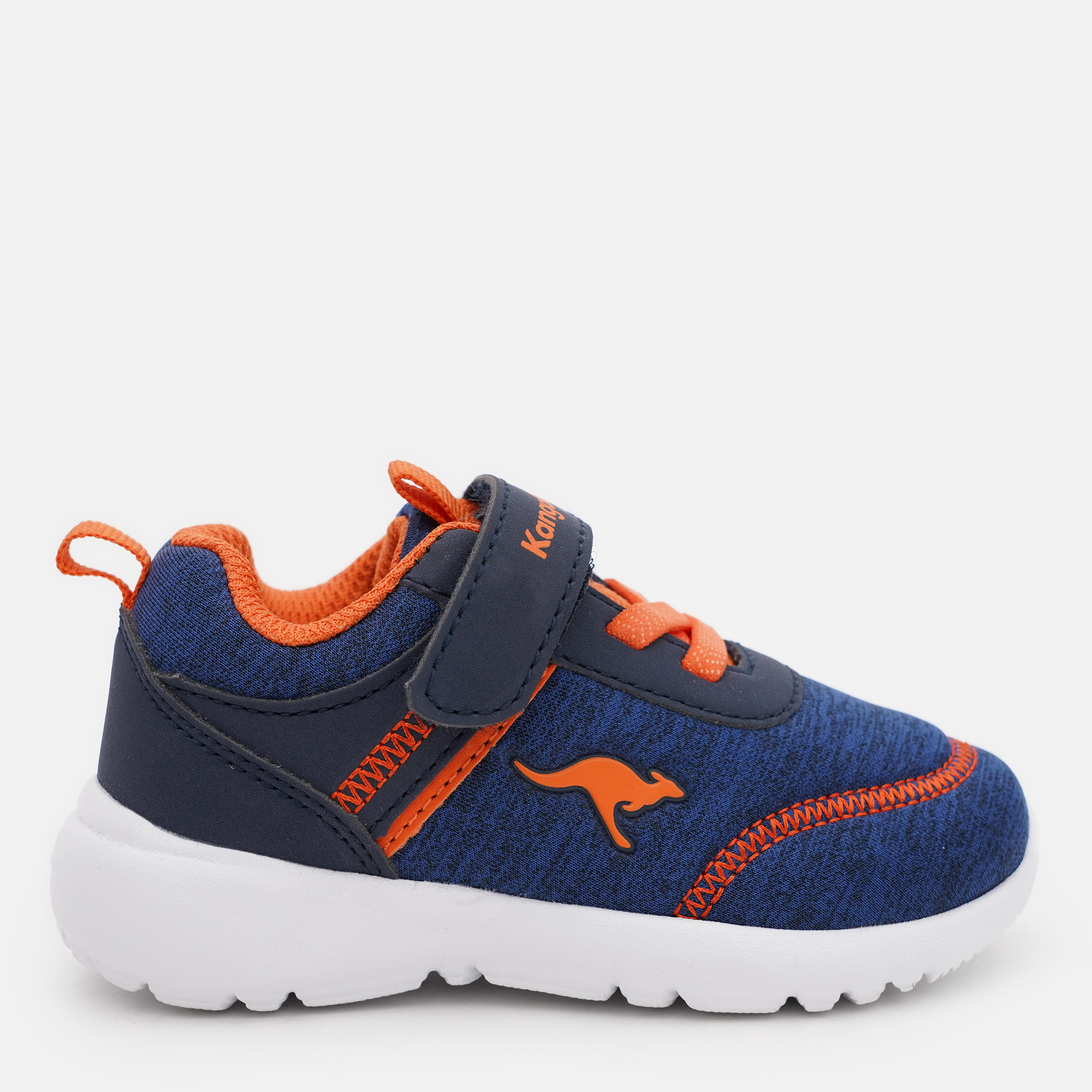 Акція на Дитячі кросівки для хлопчика Kangaroos 02078-4131 24 Dknavy/Neon Orange від Rozetka