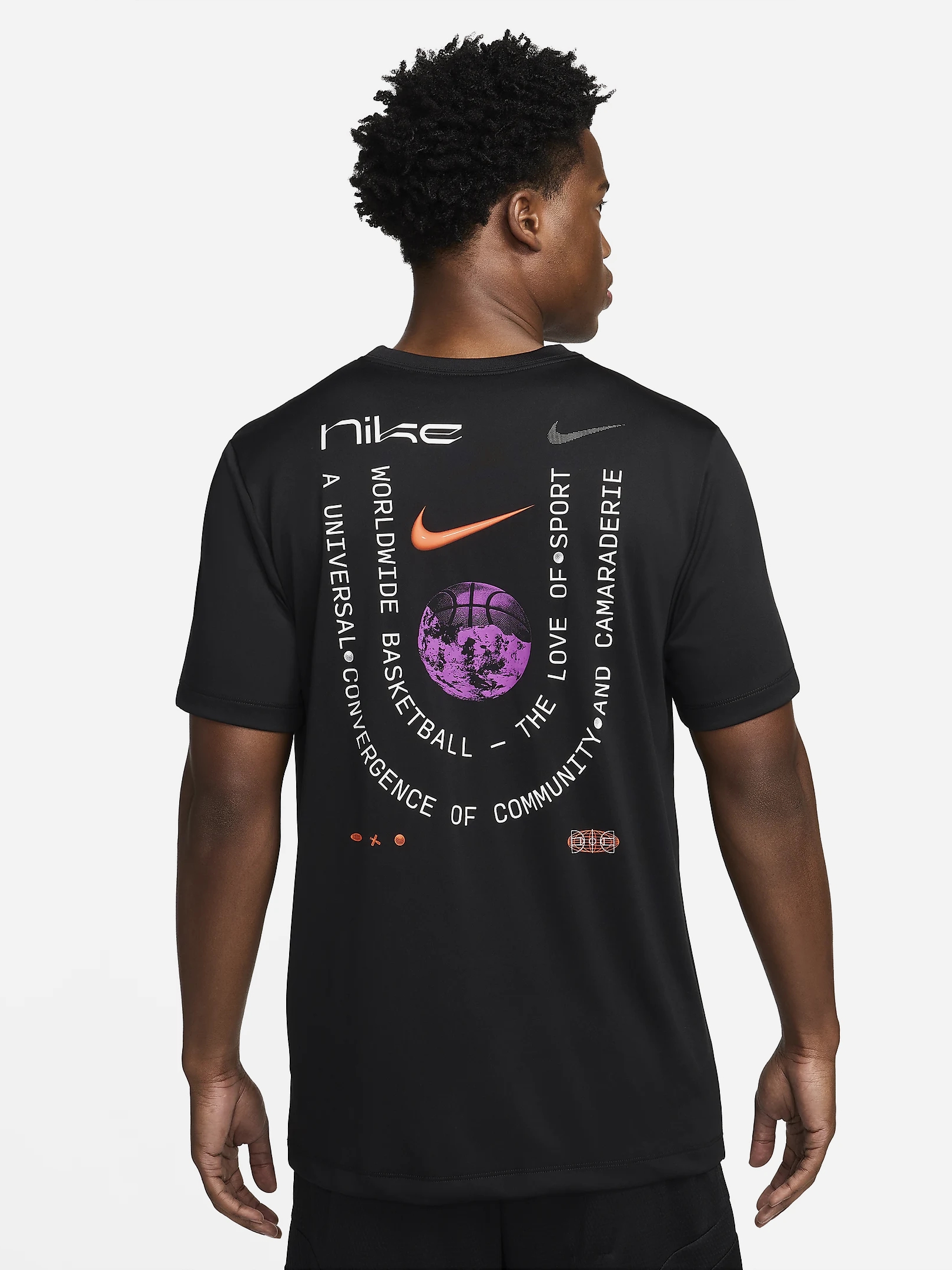 Акція на Футболка довга чоловіча Nike M NK DF TEE RLGD VERB SU24 FV8412-010 M Чорна від Rozetka