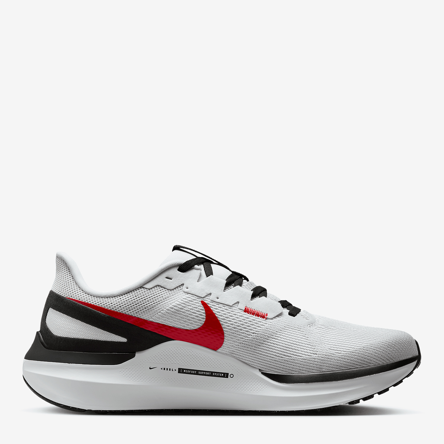 Акція на Чоловічі кросівки для бігу Nike Air Zoom Structure 25 DJ7883-106 46 (12US) 30 см Білі від Rozetka