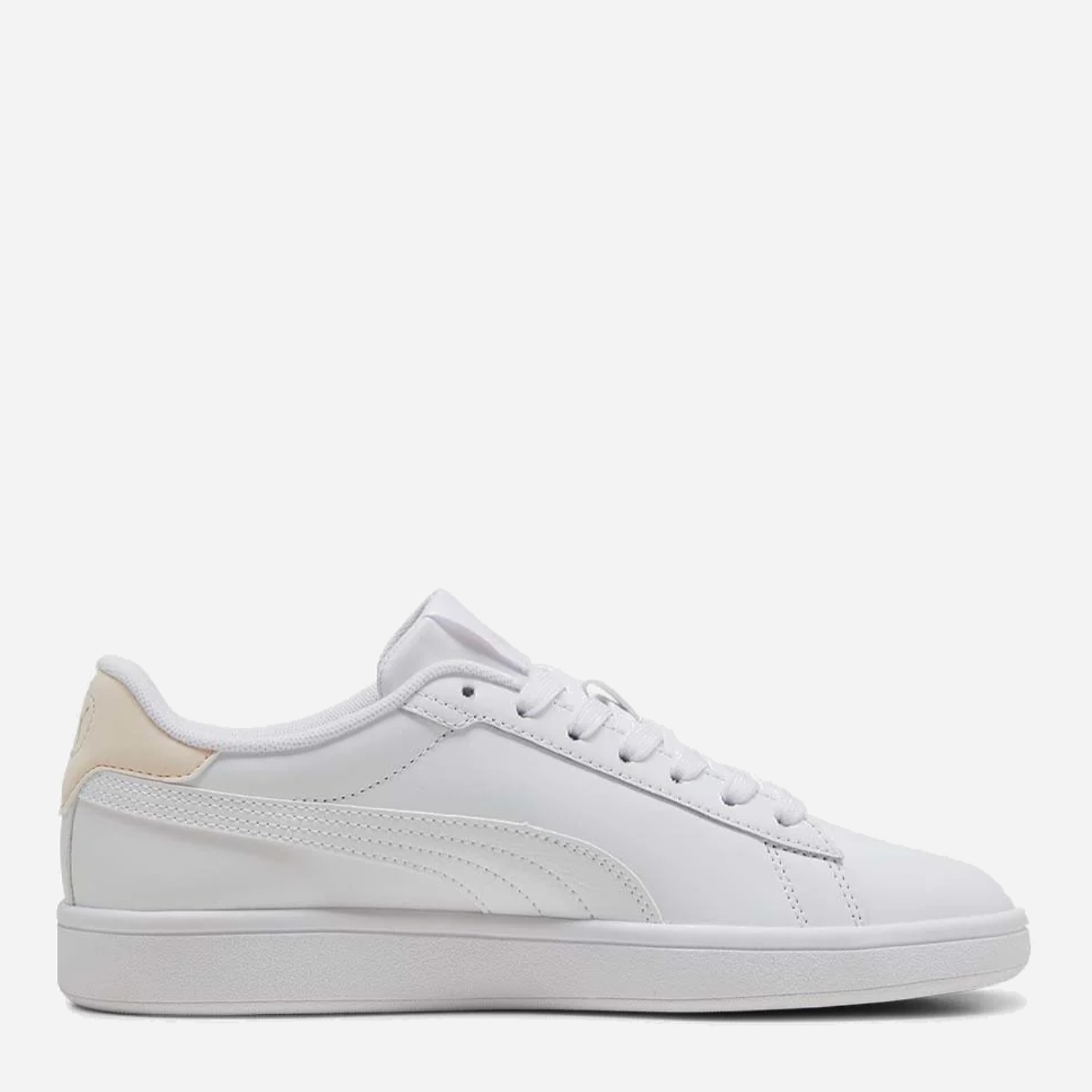 Акція на Чоловічі кеди низькі Puma Smash 3.0 L 39098719 40.5 (7UK) 26 см Puma White-Rosebay-Puma Silver від Rozetka