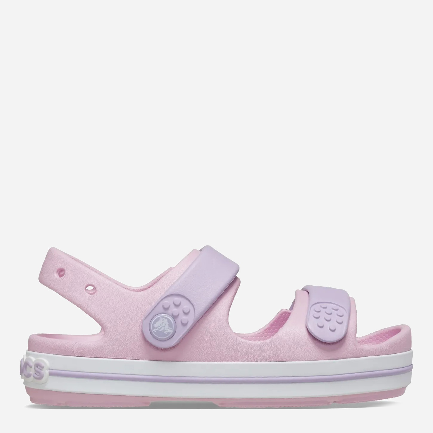 Акція на Дитячі сандалі для дівчинки Crocs Kids Crocband Cruiser Sandal 209423-84I 32-33 (J1) Рожеві від Rozetka