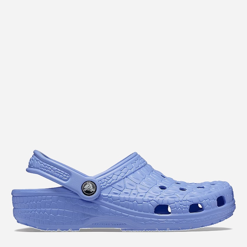 Акція на Жіночі крокси Crocs Classic Crocskin Clog 206873-5Q6-M7/W9 39-40 25 см Сині від Rozetka