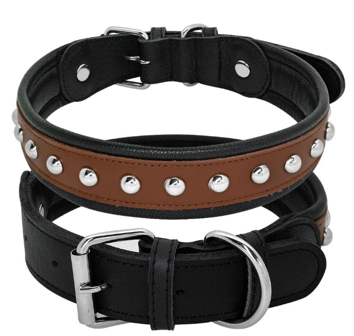 

Кожаный ошейник для собаки (ld102) Lockdog XL (56-70 см) Черно-коричневый 000139355