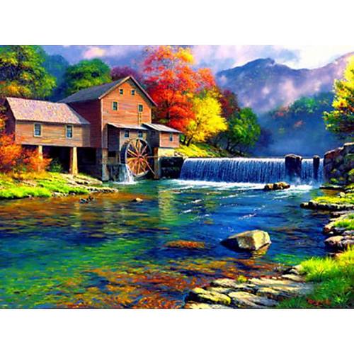 

Раскраска по номерам 40*50см "Мельница на воде" Josef Otten (3231RA_B)