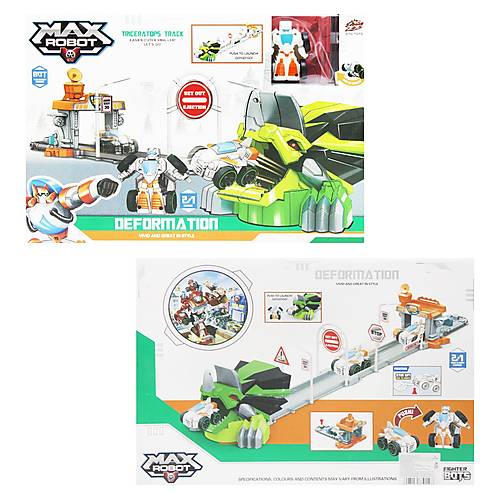 

Трек "Triceratops Track" белый Ziyu Toys (L019-13/14/15)