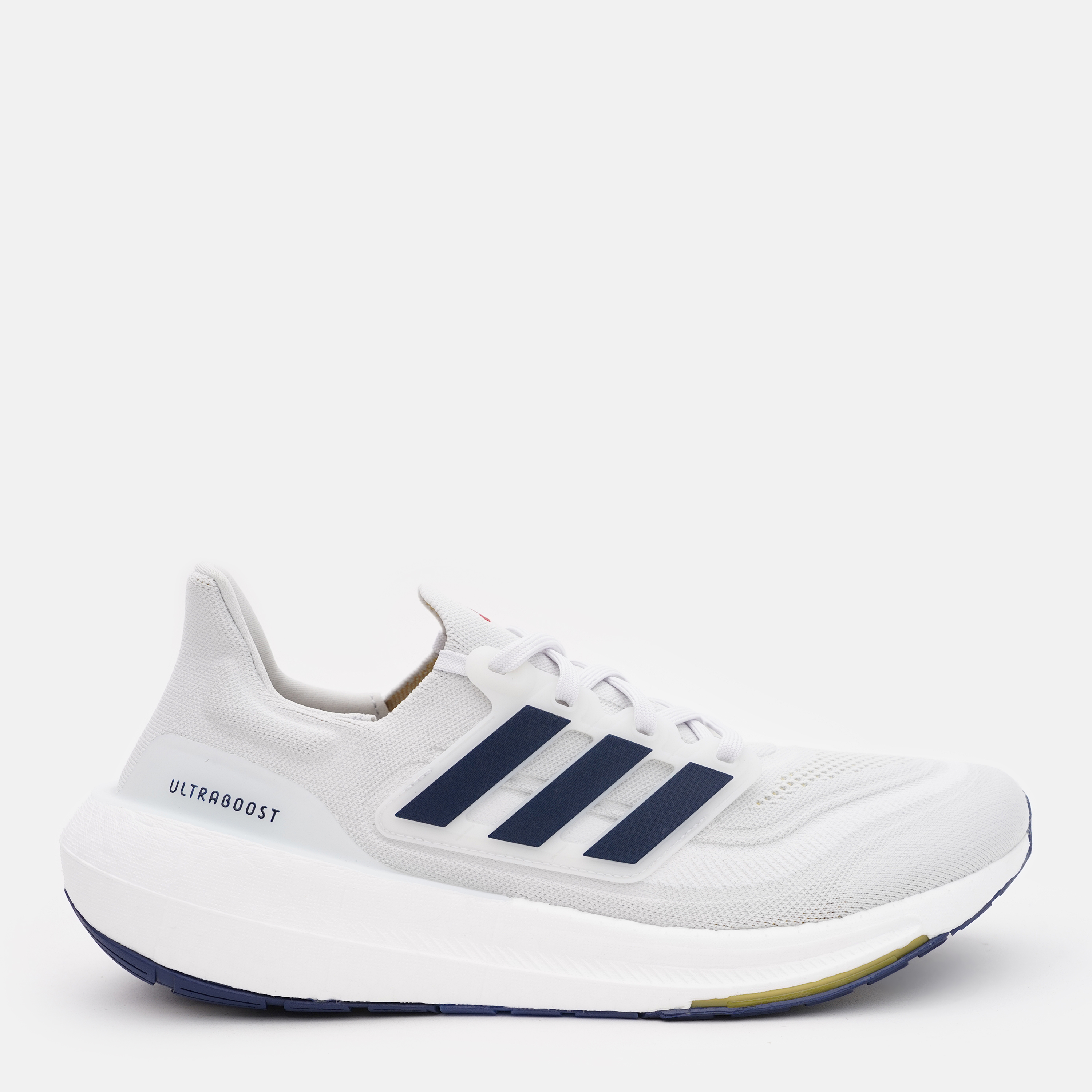 Акція на Чоловічі кросівки для бігу Adidas Ultraboost Light ID3285 43.5 (9UK) 27.5 см Crywht/Dkblue/Goldmt від Rozetka