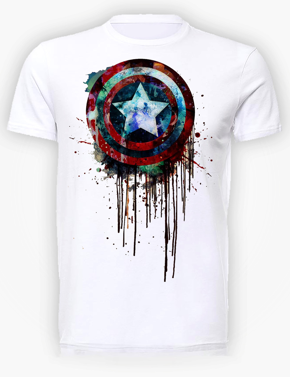 

Футболка GeekLand Капитан Америка Captain America blood shield CA.01.005 (FU21CA.01.005/boy-152)