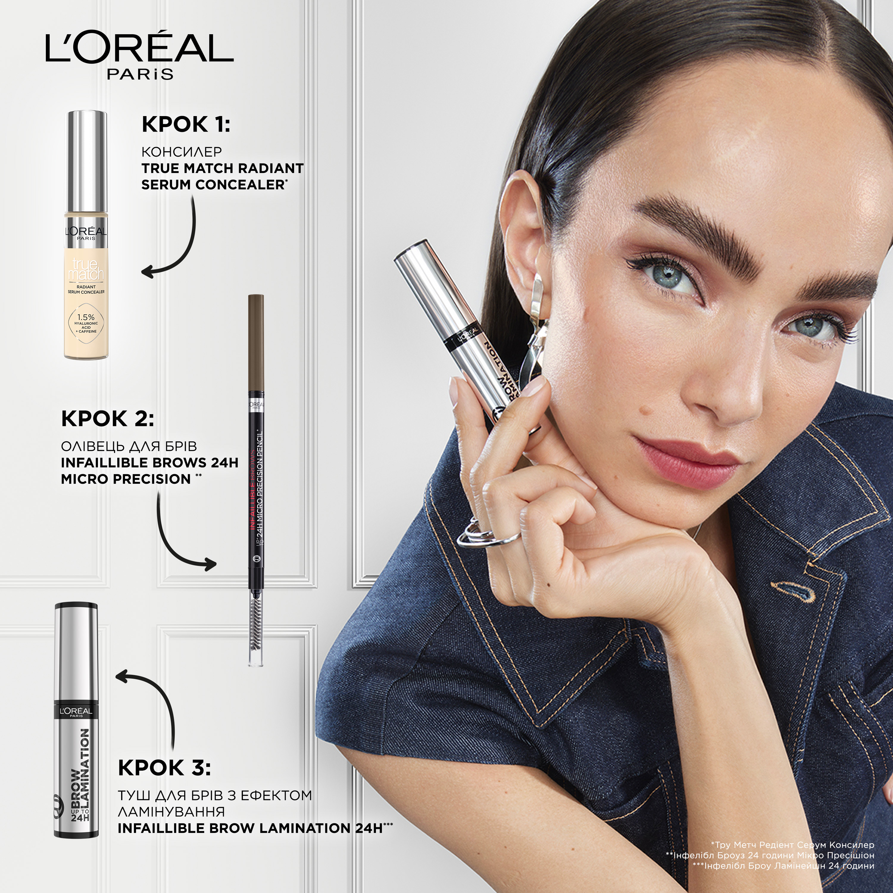 Набор для дизайна бровей L'Oreal Paris Brow Artist т.02 52 г