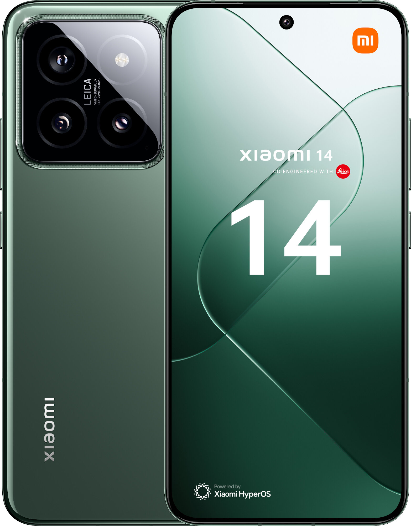 Мобильный телефон Xiaomi 14 5G 12/512GB Jade Green (6941812760468