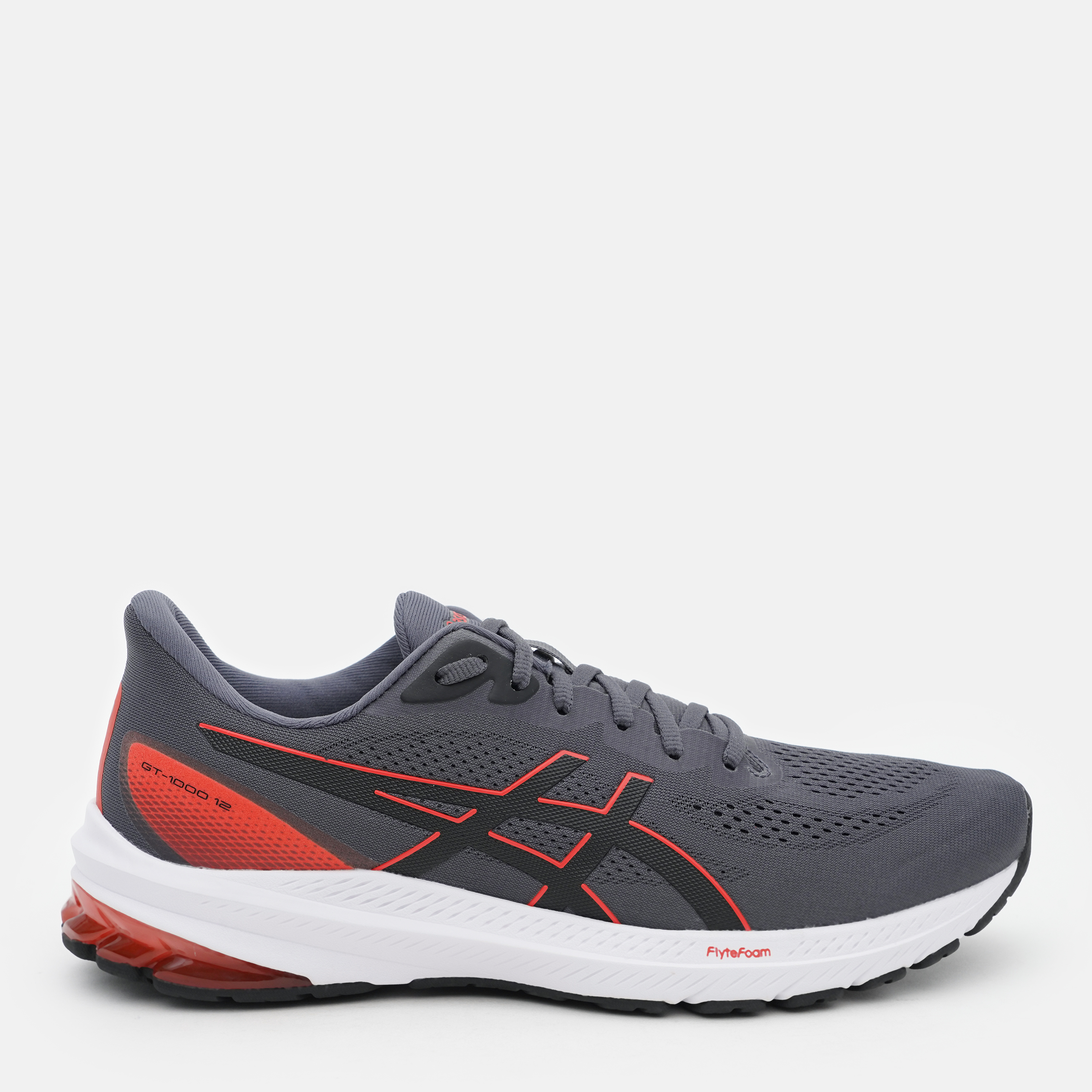 Акція на Чоловічі кросівки для бігу ASICS GT-1000 12 1011B631-021 46.5 (12US) 29.5 см Сірі від Rozetka