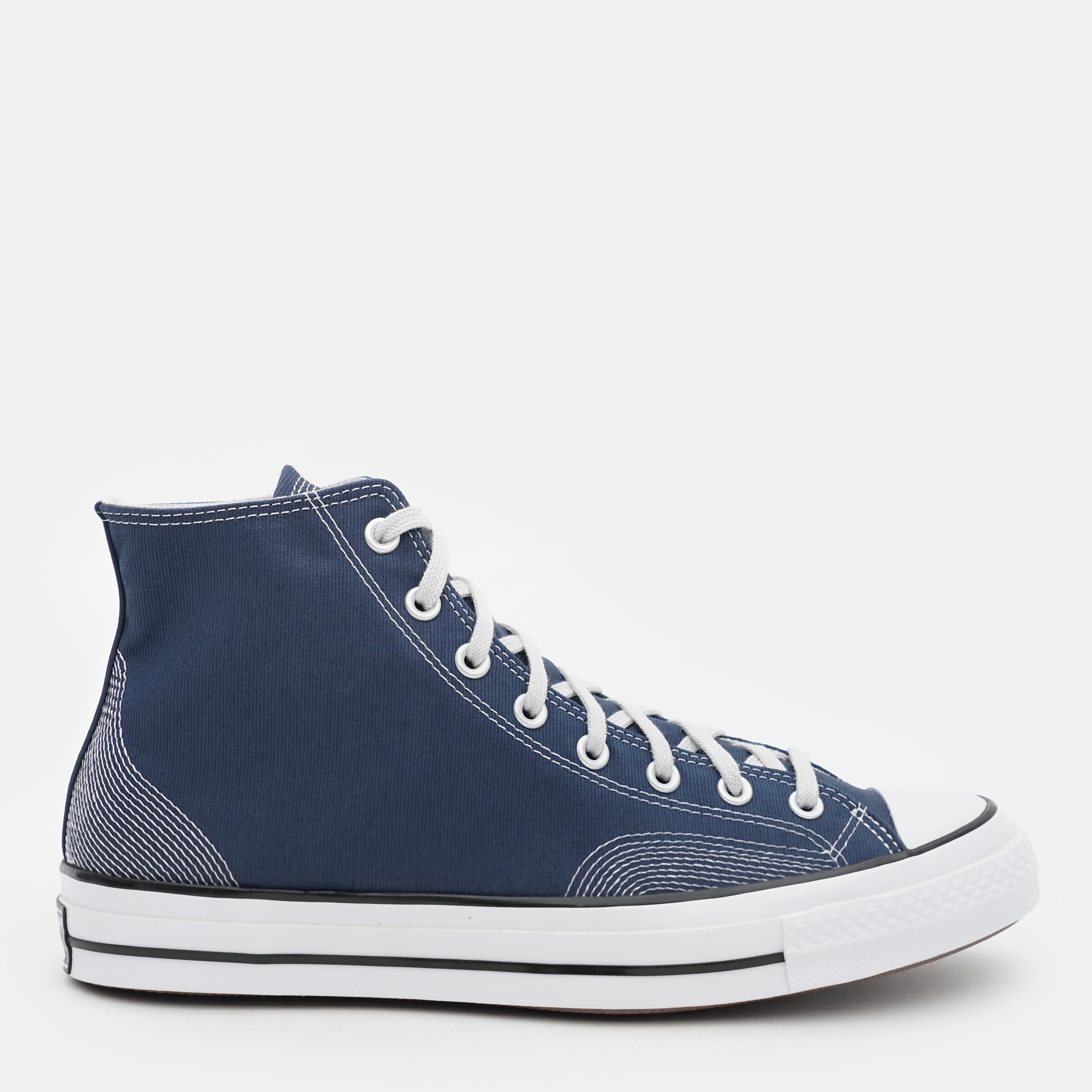 Акція на Чоловічі кеди високі Converse Chuck 70 Hi A07434C-410 42 (8.5US) 27 см Темно-сині від Rozetka