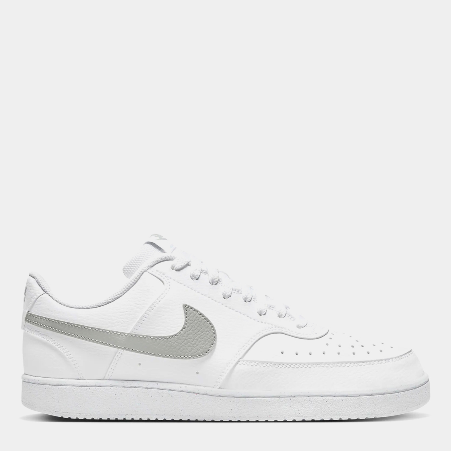 Акція на Чоловічі кеди низькі Nike Court Vision Low Nn DH2987-112 44.5 (10.5US) 28.5 см White/Lt Smoke Grey-White від Rozetka