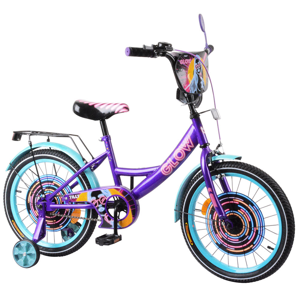 

Велосипед TILLY Glow 18 T-218213 purple + blue