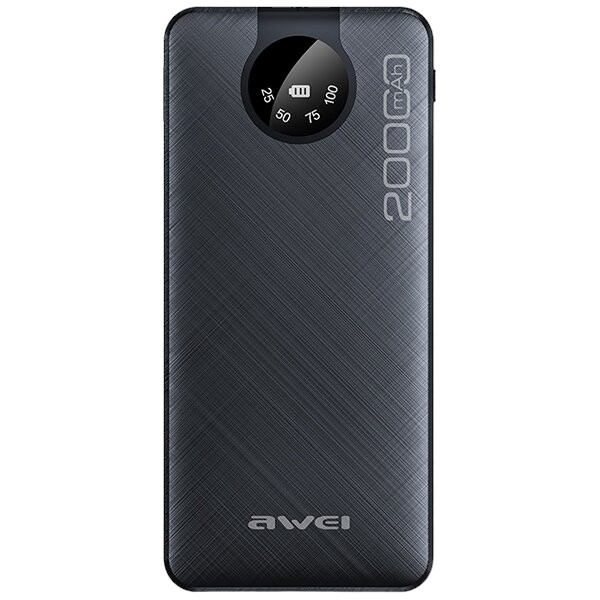 фото Внешний аккумулятор (пауэрбанк) Awei P134K 20000mAh Black