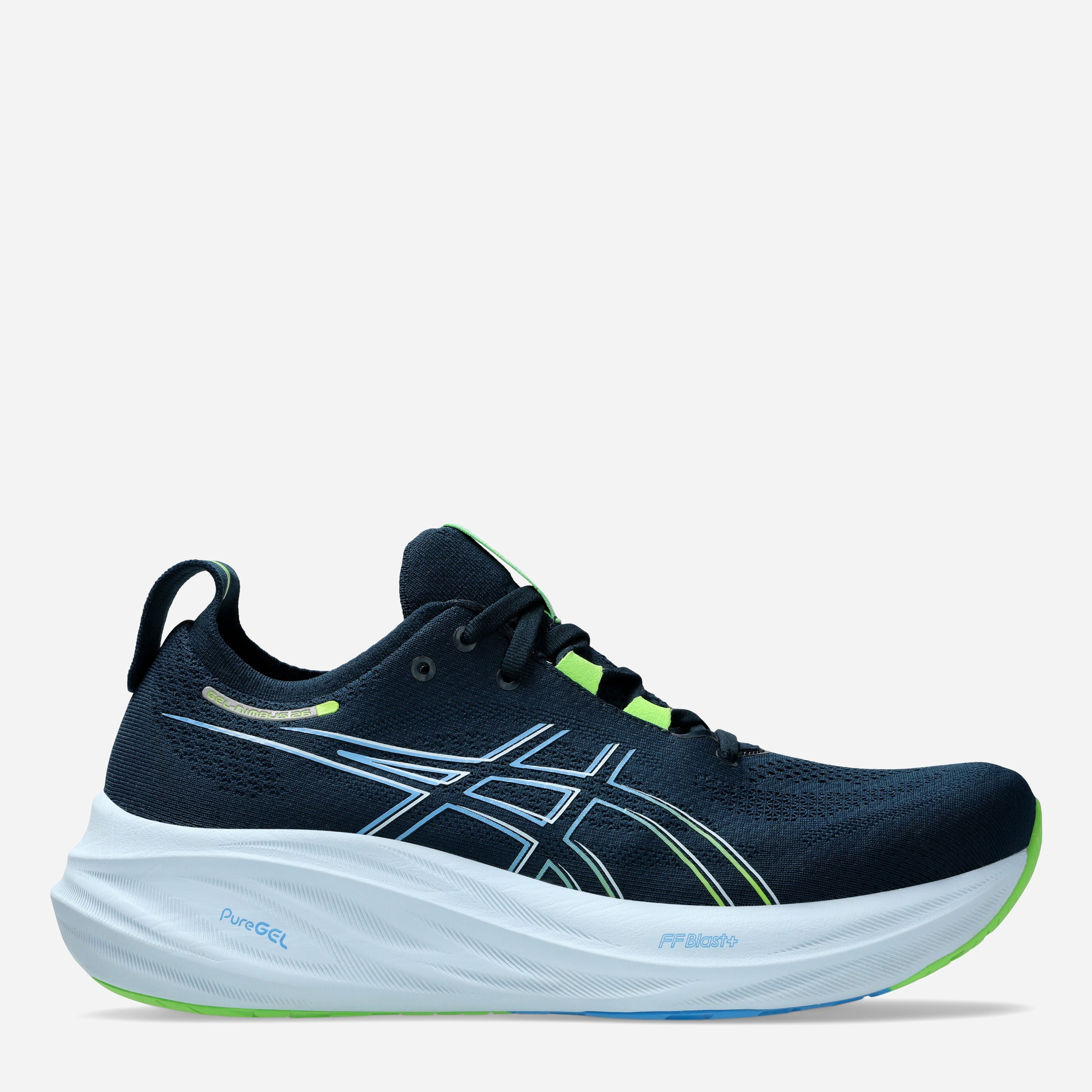 Акція на Чоловічі кросівки для бігу ASICS Gel-Nimbus 26 1011B794-400 41.5 (8US) 26 см Сині від Rozetka