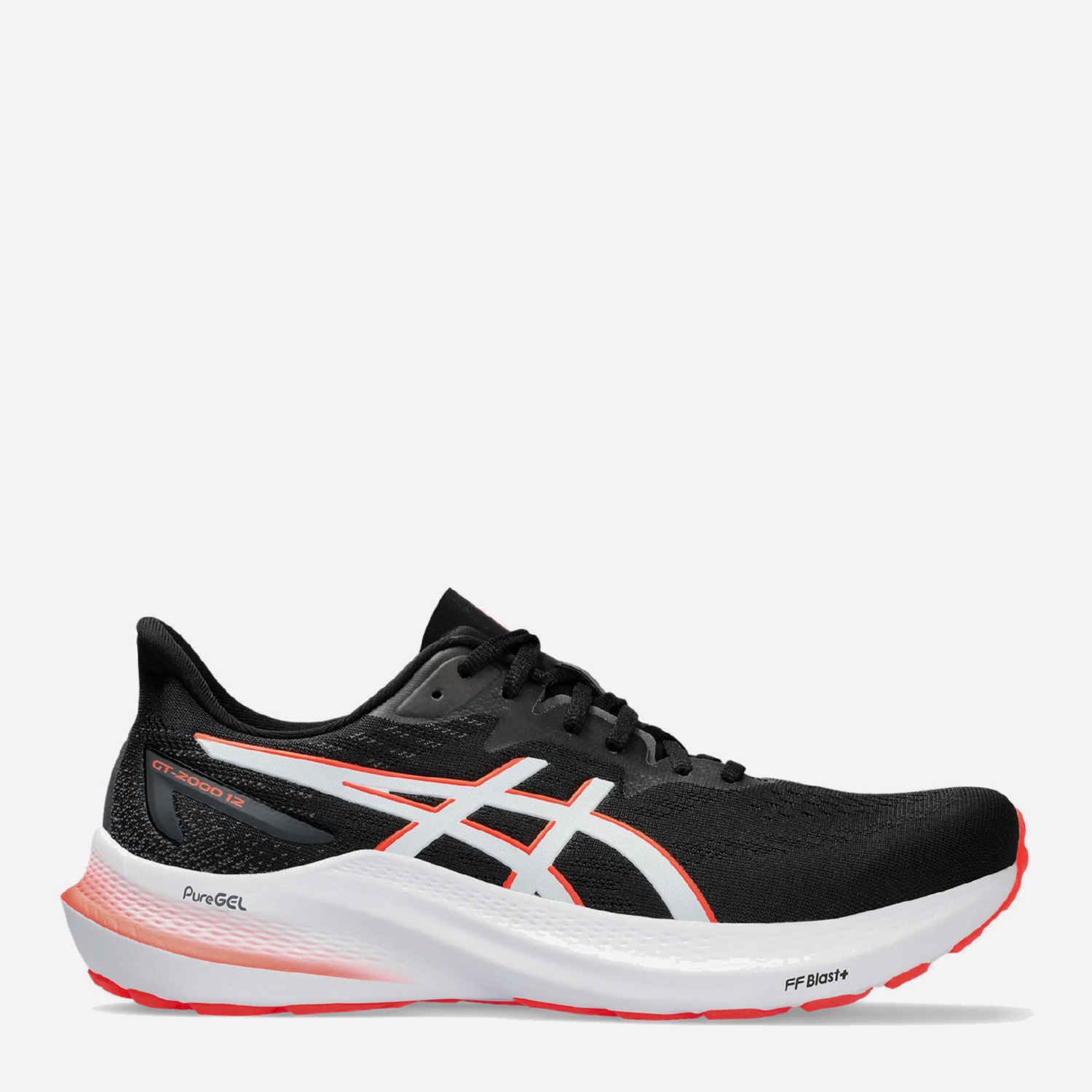 Акція на Чоловічі кросівки для бігу ASICS Gt-2000 12 1011B691-004 45 (11US) 28.5 см Чорні від Rozetka