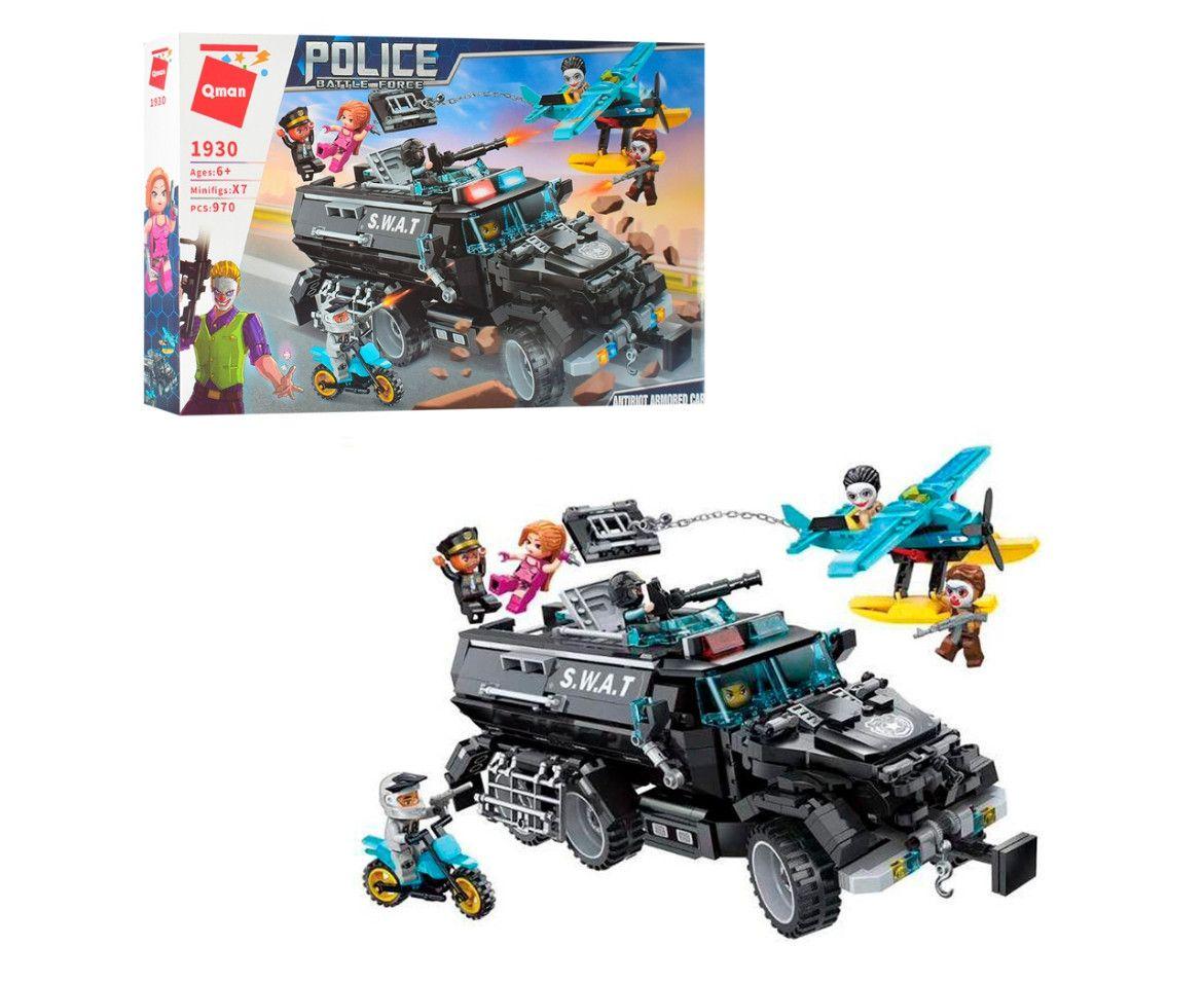 

Конструктор пластиковый Police Antiriot armored car 970 деталей