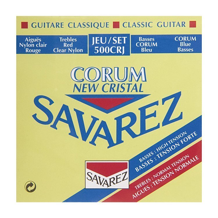 

Струны для классической гитары Savarez 500 CRJ Corum New Cristal