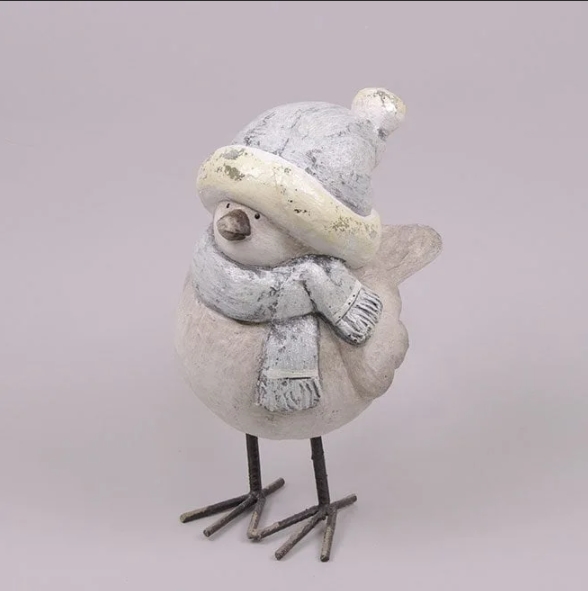 

Новогодняя фигурка Flora Птичка в шарфе Н-33 см. 26491 (BAM04079)