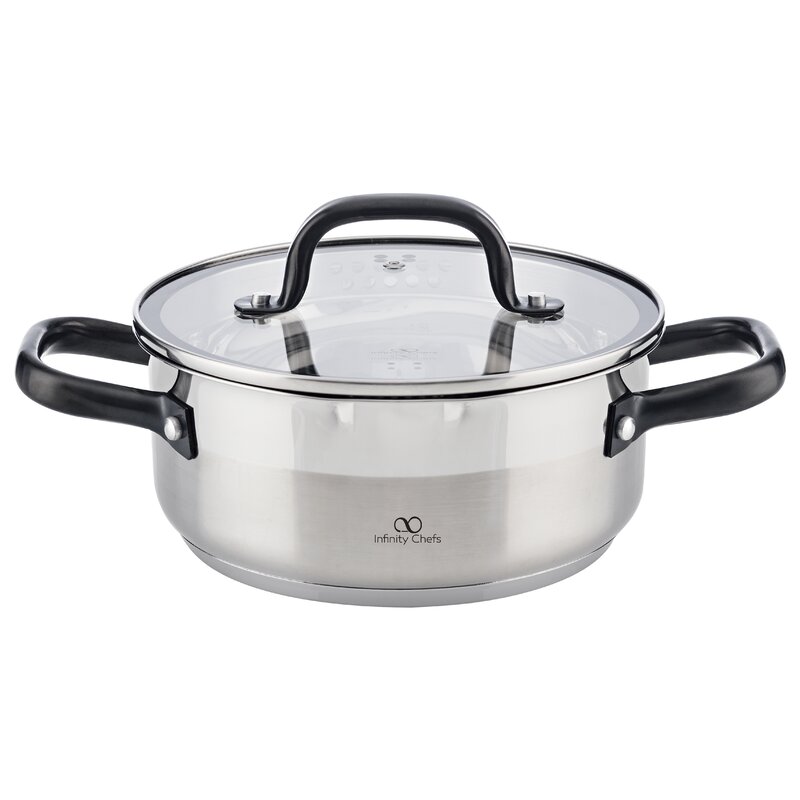 

Кастрюля со стеклянной крышкой 4 л Bergner Infinity Chefs Vita BGIC-3621