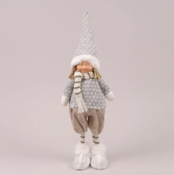 

Фигурка мягкая новогодняя Flora Мальчик 53 см. 21650 (BAM04023)