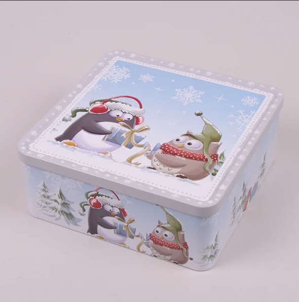 

Коробка металлическая Flora новогодняя 45055 (BAM04205)