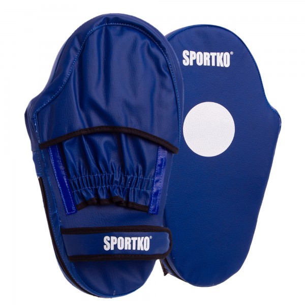 

Лапы/макивары Лапа Прямая удлиненная из Кожвинила (2шт) SPORTKO UR PD4, синий (DS0002549)