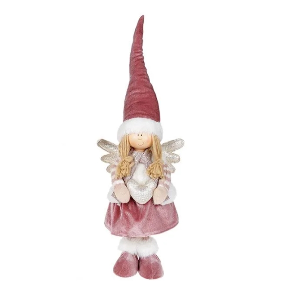 

Фигурка мягкая новогодняя Flora Ангел Девочка 50 см. 11923 (BAM04048)